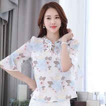 여성 쉬폰블라우스 면접 첫직장룩 홍대패션 여행 연예인 메이플 우아한