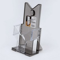 카달로고 꽂이 테이프블 브로셔 서류거치대 A4용지꽂이 2단 아크릴꽂이 리플릿스탠드, 제품선택, A5-검정