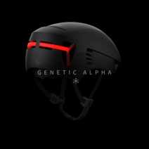 CRNK 크랭크 제네틱 알파 GENETIC ALPHA 스마트 LED 후미등 로드자전거 에어로 전동킥보드 경량헬멧 GENENTIC 125164, 화이트, 화이트