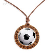 스포츠목걸이 남자건강목걸이 운동 게르마늄 티타늄 2020 뜨거운 판매 나무 목걸이 절묘한 보석 패션 축구 농구 테니스 배구 골프 공 스포츠 사진 액세서리, 14.as show