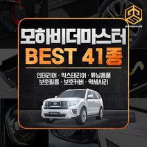 [골져스] 신형 모하비 더마스터 차량용품 실내 기스방지 커버 튜닝 악세사리, 36.로테이션 마그네틱 거치대 실버