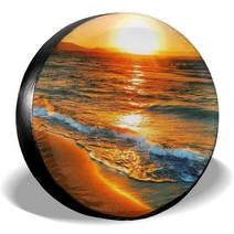 자동차커버 자동차커버 자동차덮개 RV 모터홈 보트 트레일러 캠핑카 밴 suv용 휠 비치 스페어 타이어 커버, 13 은_01 14in