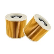 호환 가능 karcher wd2250 wd3.200 mv2 mv3 wd3 진공 청소기 부품용 공기 먼지 필터 카트리지 hepa filter karcher 필터 부품, 2개