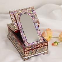 나빌레라 나전칠기 이조송학경대 자개 보석함 미니화장대 자개함