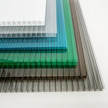 복층 렉산 폴리카보네이트 복층 PC판 다양한 두께, 1000x2000x6mm 1장(블루), 1개