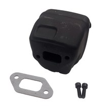 Husqvarna 357XP 359 EPA 액세서리용 1세트 배기 가스켓 키트, 8.5x7.5x8cm, 블랙, 철
