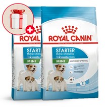 로얄캐닌 미니 스타터 마더&베이비독 2kg (1kg+1kg), 단품, 단품