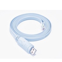 Prolific-PL2303 RS232 USB to RJ45 직렬 Cisco 콘솔 케이블 1.8m H3C HP Arba 9306 화웨이 호환 라우터 롤, [01] Light Blue, [01] 1.8m