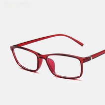 일반 투명 안경 블루라이트 차단 컴퓨터용 검은색 사각형 프레임 파란색, 08 Full wine red