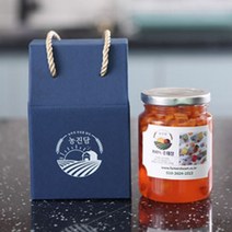선물박스 수제 과일청 자두 복숭아청 수제청 답례품, 700g 자두복숭아청