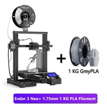 3D 프린터 CREALITY Ender 3 Neo V2 Max 3D 프린터 전문 DIY FDM, 10 3 Neo add Grey PLA