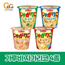 Calbee 가루비 쟈가리코 6개세트, 쟈가리코 사라다맛 x 6개, 6개