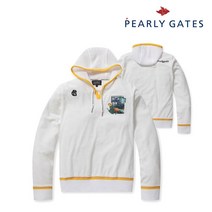 파리게이츠 골프 pearlygatesgolf여성 네트 후드 티셔츠 P52101TR066_WH, 002, WH