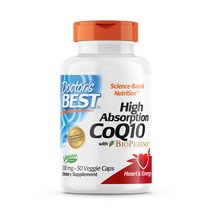 닥터스베스트 하이 앱솔션 CoQ10 100mg 베지 캡, 30개입, 1개