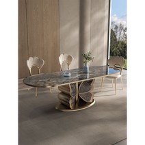 이태리세라믹식탁 수입 명품식탁 고급식탁, 200x90x75cm, 사파이어블루