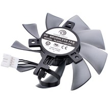 PLA091215B12H DC12V 0.55A 87mm 42mm HD7850 그래픽 카드 냉각 팬용, 한개옵션0