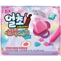 해태 얼초 얼려먹는 보석만들기 25g 묶음행사 놀이&창의력, 3개