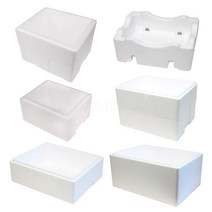 흰색 아이스박스 스티로폼 택배포장 다용도 농산, 다용도1K (24개)