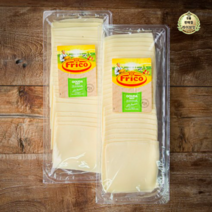 라이브잇 프리코 고다 치즈 슬라이스, 4개, 500g