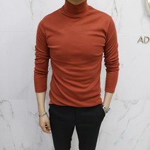 아도르클래식 슬립 하이스판 이너용 반폴라 긴팔 니트