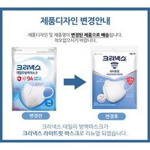 크리넥스 데일리 방역 마스크 KF94 대형 1입, 1개입, 6개, 화이트