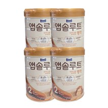 매일유업 앱솔루트 명작 2단계 (6~12개월) 800g 4개