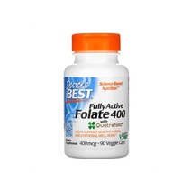 닥터스베스트 활성 엽산 400mcg 90베지캡슐, 400 mcg, 90 개, 90개, 400 mcg, 90정