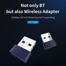 공유기 150Mbps USB2.0 무선 Wifi 어댑터 블루투스 호환 4.0 Mini 2-In-1 카 지원 Windows 7/8/8.1/10 용