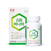 슈퍼바나바 코로솔산 함유 혈당 영양제 60정 2개월분, 2개