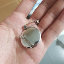 플라이쿱 83종 캐릭터 패치 자수 와펜모음 빈티지 미니, 추가상품 : 옷핀 원형 20mm