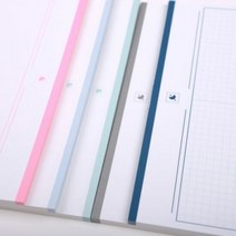 애니캐넌 a4 양면 떡메모지 100g 떡매 공시생 노트패드 자체제작 수험생 모눈 대떡메, bright pink(양면)