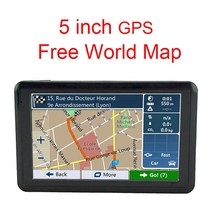 GPS 자동차 네비게이션 USB 충전 편리한 FM 송신기 5.0 인치 장치 어댑터, 01 5inch MiddleEast map