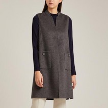 올리비아로렌 핸드메이드 체크 베스트 VOCQCWWA231