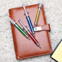 비투리빙 팬시 주사기 볼펜 10p세트 필기용품, 기본