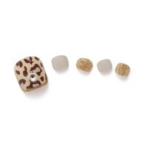 글램벅스 셀프 젤 페디 스티커, 04. Leopard(레오파드)