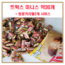 트윅스 미니스 초코바 300g 600g (약30개 약60개) + 땅콩카라멜2개 증정, 트윅스 미니300g(약30개)+땅콩카라멜2개