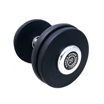 파워헬스산업 pvc아령, 20kg, BLACK