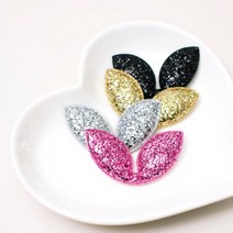블링리본 초음파 (80x45mm) 액세서리 부자재 장식, 골드