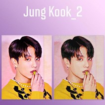 샵이공이 - DIY 굿즈 BTS 방탄소년단 정식 보석비즈십자수 캔버스 액자형 큐빅페인팅 단체 취미생활, BTS 보석십자수 시리즈-2, 7. JungKook