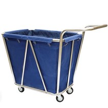 접이식 빨래통 다용도 수납 바구니 캠핑 패브릭 스텐, 높이 94cm/6인치 휠