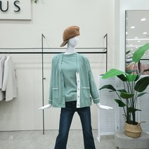조이너스 여성 포켓 브이넥 심플 가디건 JCBW0-WSC010