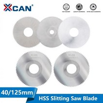 밀링 커터 정밀 가공 XCAN 슬리팅 및 슬로팅 톱날 HSS 원형 톱 금속 절삭 공구 40-125mm, 80x3.0x22x32T