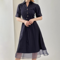 리안뉴욕 온라인단독 미니멀 플레어 원피스