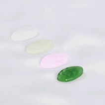 가배리본 18mm 유리 나뭇잎 장식 비녀만들기 재료, 핑크