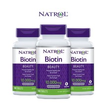 네트롤 비오틴 최고강화 10000 mcg 100개입 타블렛, 100정, 3개