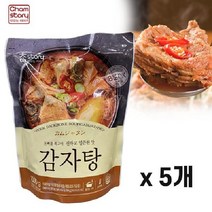 V 참스토리 감자탕 1kg 5개 / 캠핑 자취 즉석국 간편 요리 집들이 뼈해장국