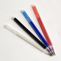 열펜 옷 그리기 재단선 수선 원단 아이롱 청바지 펜, 4-열펜-흰색
