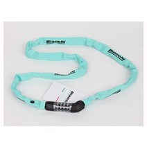 비앙키 자전거 비밀번호 도난방지 자물쇠, 100 cm + 첼레스터