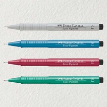 파버카스텔 에코피그먼트펜 낱색 낱개 유성펜 펠트펜, 0.5mm 블랙