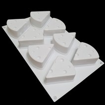 제리 치즈 케이크 8구 실리콘 팬 몰드 비누 캔들